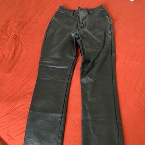 Steve Madden Black Leather Pants